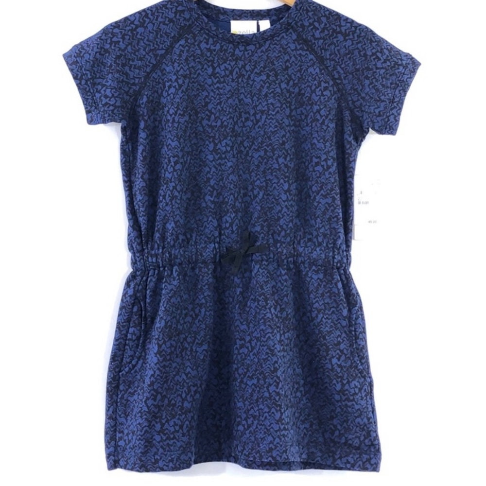 NWT Zella girls blue dress - size 10/12